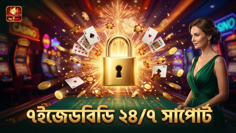 ২৪/৭ কাস্টমার সাপোর্ট এবং নিরাপত্তা নিশ্চিত করে ৭ইজেডবিডি