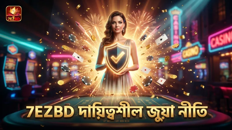 7EZBD গ্রাহক সুরক্ষা ও দায়িত্বশীল জুয়া নীতি গুরুত্ব সহকারে বিবেচনা করুন