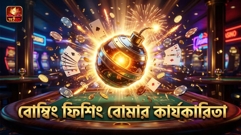 বোম্বিং ফিিশিং-এ বোমা অস্ত্রের সঠিক ব্যবহার দেখায়।