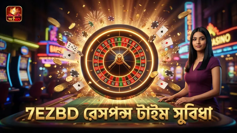রেসপন্স টাইমের দ্রুতগতিতে 7EZBD প্ল্যাটফর্মে বেটিং সুবিধা।
