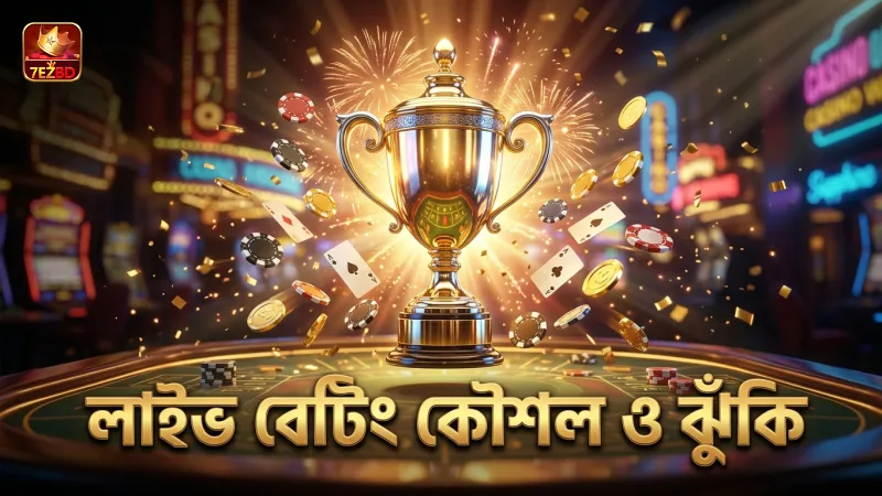 লাইভ বেটিংয়ের সময় ঝুঁকি কমানোর জন্য কৌশলগত পরিকল্পনা প্রয়োজন।